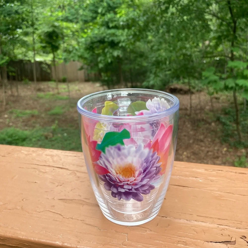 Tervis floral coffee mug